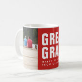 Groot. Opa. Vaderdag Photo Coffee-Mok Koffiemok (Voorkant links)