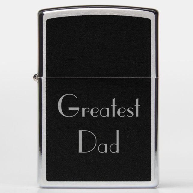 Groot pap Zippo Lighter (Voorkant)