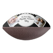 Groot pap zwart wit 2 Foto collage American Football (Gedraaid 90)