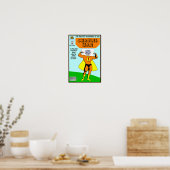 Groot Poster met jou als superheld! (Keuken)