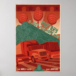 Groot - poster voor propaganda voor het spel in Ar
