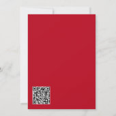 groot rood hart: mijn flat Save The Date Kaart (Achterkant)