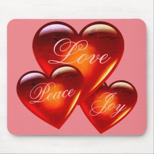 Groot rood liefdeshart/veel liefde/liefhebbende ha muismat