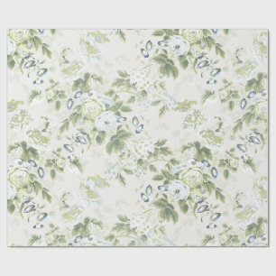 Groot Schaal Sijs Chintz, Koolroos Cadeaupapier