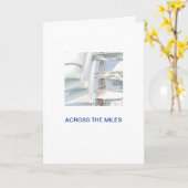 groot schip onder zeil kaart (Gele Bloem)