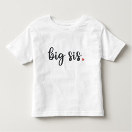 Groot Sis met hart Kinder Shirts