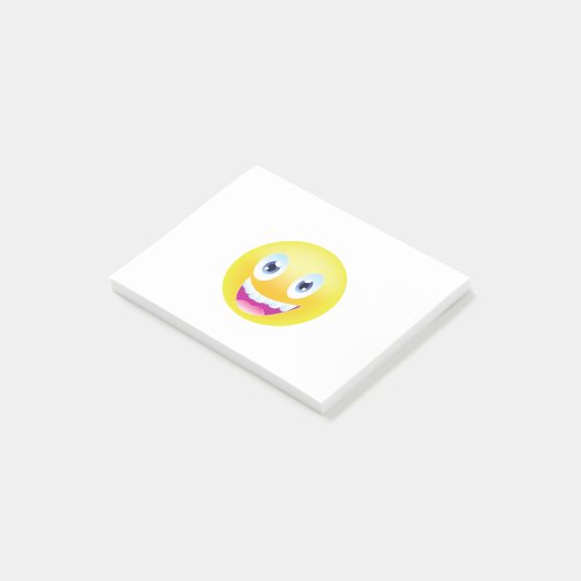 Groot Smiley Face Post-it® Notes (Schuin)