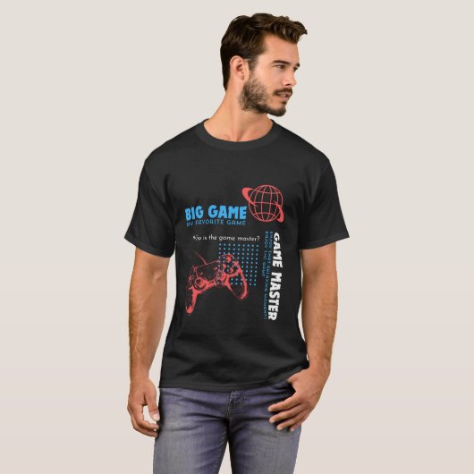 Groot spel t-shirt (Voorkant volledig)