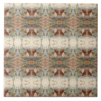 Groot spiegelbeeld Zeemeermin Tegeltje