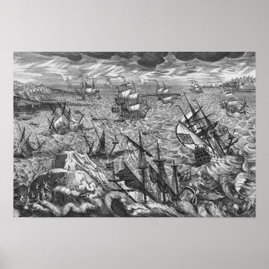 Groot Storm in Engeland Poster (Voorkant)