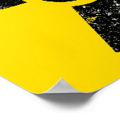 groot stralingspictogram poster (Hoek)