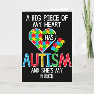 Groot stuk van mijn hart heeft autistische nicht b kaart