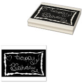 Groot: Tekening Sjabloon Verjaardag Rubber Stamp Rubberstempel (Gestempeld)