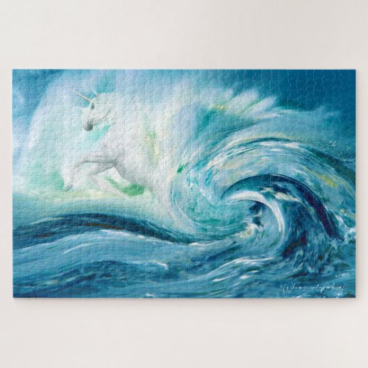 Groot - Unicorn van het Zee Jigzaag Puzzle Legpuzzel (Horizontaal)