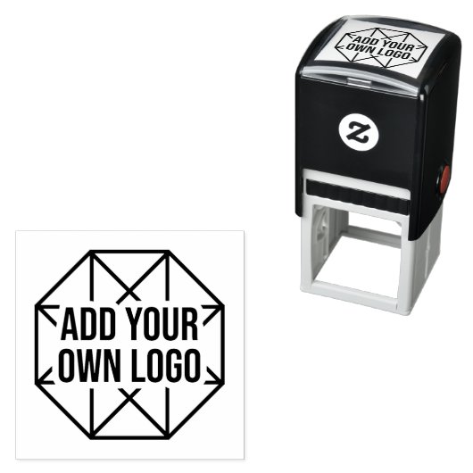 Groot Upload uw eigen zakelijke Logo Zelfinktende Stempel (In situ)