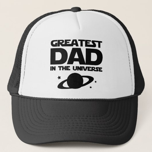Groot vader in het universum trucker pet (Voorkant)