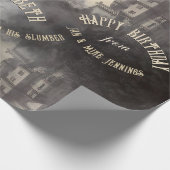 Groot Victoriaans Gotisch  Dracula's Castle Cadeaupapier (Hoek)