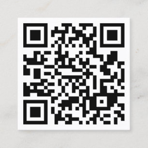 Groot Visitekaartje QR-code Square