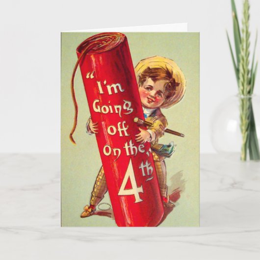 Groot vuurwerk kaart (Voorkant)