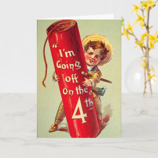 Groot vuurwerk kaart (Gele Bloem)