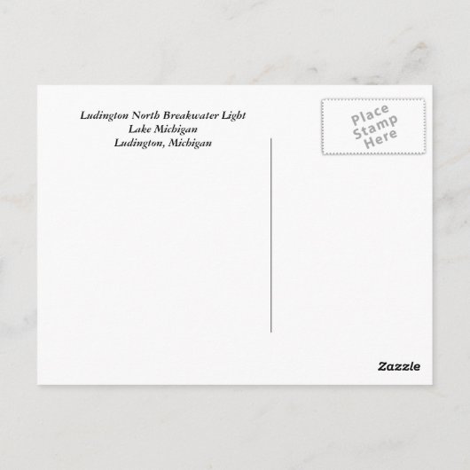 Groot water briefkaart (Achterkant)