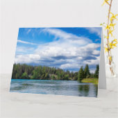 Groot Wenskaart Kaart (Gele Bloem)