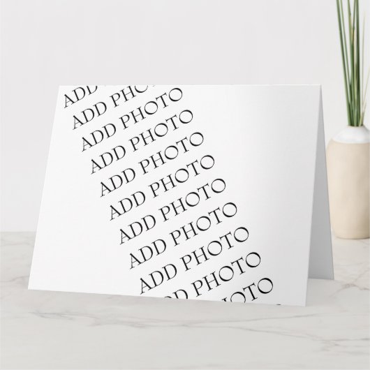 Groot Wenskaart van 8,5 x 11 inch, eigen Creëer Kaart (Voorkant)