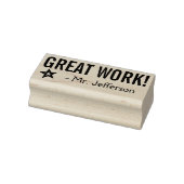 "GROOT WERK!" Educator Rubber Stamp Rubberstempel (Stempel)