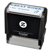 "GROOT WERK!" Educator Rubber Stamp Zelfinktende Stempel (Product)