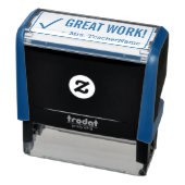 "GROOT WERK!" Feedback Rubberstempel Zelfinktende Stempel (Product)