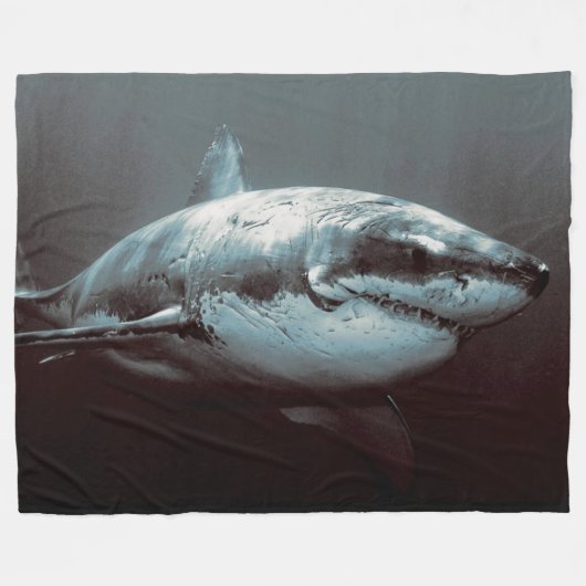 GROOT WITTE FLEECE DEKEN (Voorkant (Horizontaal))