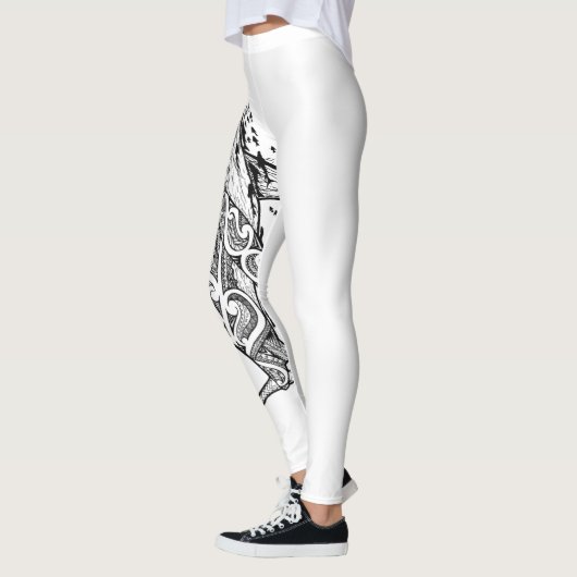 GROOT WITTE LEGGINGS (Links)