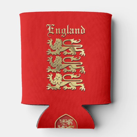 Groot zegel van koning Richard I Blikjeskoeler (Achterkant)