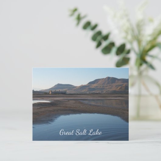 Groot Zoutmeer, Saltair Paviljoen, Bergen Briefkaart (Staand voorkant)