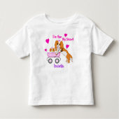 Groot zus Cavalier King Charles Spaniel Naam Kinder Shirts (Voorkant)
