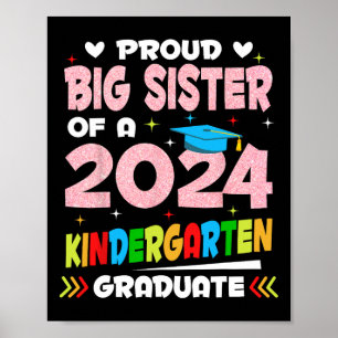Groot Zusje van 2024 Kleuterschool Afstuderen Afst Poster