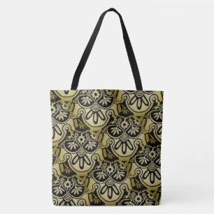Groot Zwart tas Tribal geometrisch
