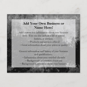 Groot zwart verf - Faux - Eindig ontwerp Flyer