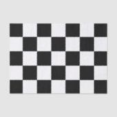 Groot zwart-wit gecontroleerd tissuepapier (Voorkant)