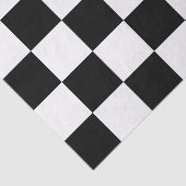 Groot zwart-wit gecontroleerd tissuepapier (Detail)