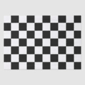 Groot zwart-wit gecontroleerd tissuepapier (Voorkant)