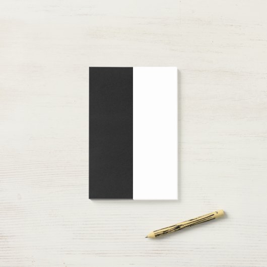 Groot zwart-wit midden post-it® notes