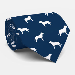 Groot Zwitsers gebergte Dog Silhouettes Pattern Stropdas