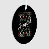 Grootad Ugly KerstSweater Ornament (voorkant)