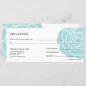 Grootblauw ventilatorkaartontwerp 4 (Voorkant / Achterkant)