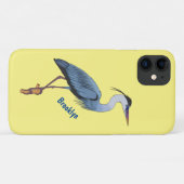 Grootblauwe cartoon afbeelding Case-Mate iPhone case (Achterkant (horizontaal))