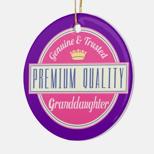 Grootdochter (Funny) Gift Keramisch Ornament (Links)