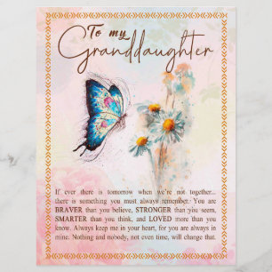 Grootdochter Gifts Van opa Grandma Familie Briefhoofd
