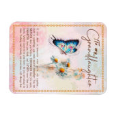 Grootdochter Gifts | Van opa Grandma Magneet (Horizontaal)