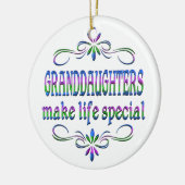 Grootdochters maken het leven speciaal keramisch ornament (Links)